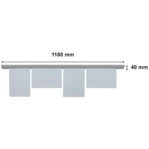 Papierklemmschiene FRANKEN, 118 cm