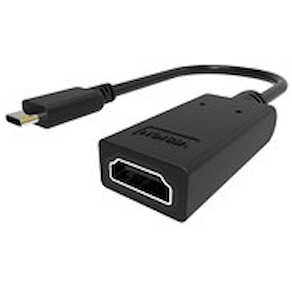 VISION - Videokort - USB-C hane till HDMI hona - svart - 4K60Hz