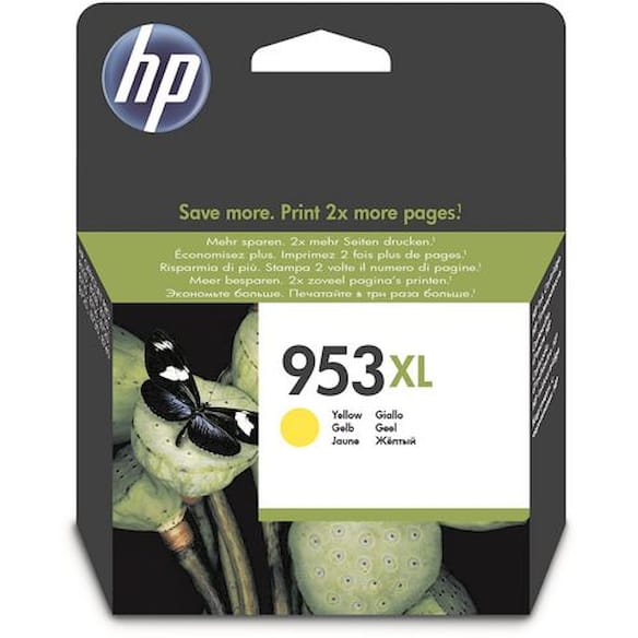 Blekk HP 953XL F6U18AE gul