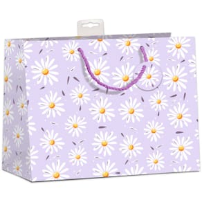 Geschenktragetasche SKORPION Blümchen, flieder