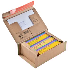 Versandkarton Colompac CP067.02, braun, A5+, 230x166x90 mm