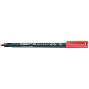 Folienstift STAEDTLER Lumocolor permanent, B, rot