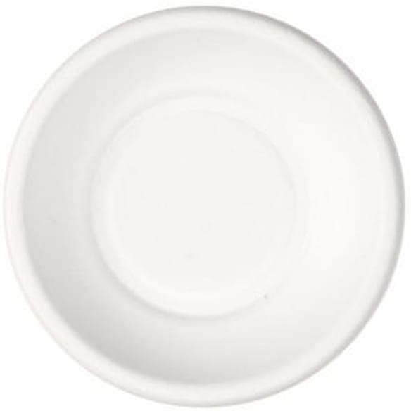 Demoskål DUNI bagasse Ø99mm hvit (50)