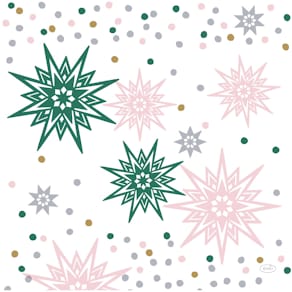 Dinnerserviette Duni Dunisoft, 12 St, Sterne