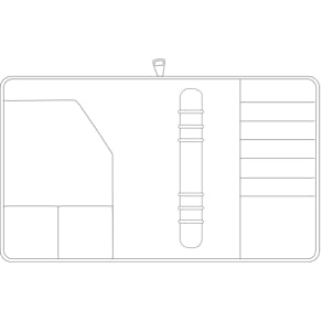 Zeitplaner CHRONOPLAN Mobil A5 RV, schwarz, Vollrindleder