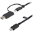 StarTech.com 1 m USB-C-kabel med USB-A-adapterdongel - Hybrid