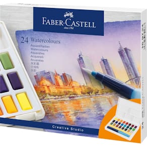 Vattenfärg FABER CASTELL 24 färger