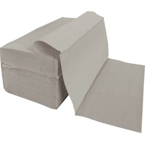 Falthandtuch HYGOSTAR, 1-lagig, V/ZZ-Falz, natur