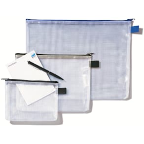 Reißverschlusstasche Rexel, A4, schwarz