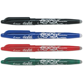 Gelkulpenna PILOT Frixion Ball Medium Svart, 0.7mm, raderbar