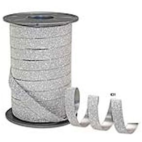 Ringelband Glitter, silber
