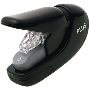 Heftgerät PLUS JAPAN klammerlos, schwarz