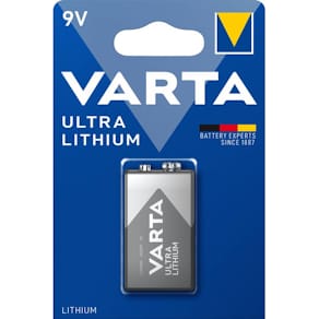 Batterie VARTA ULTRA Lithium, 9V, 1 Stk.