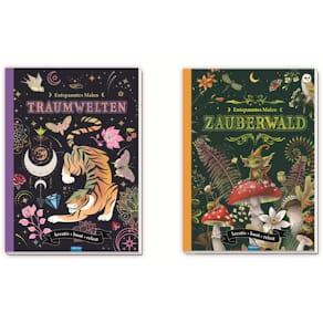 Malbuch TRÖTSCH Entspanntes Malen, Set, 2 Titel
