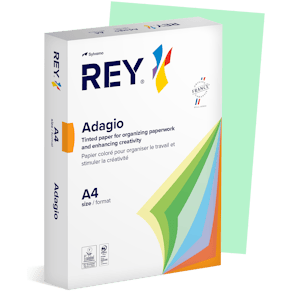 Färgat kopieringspapper Rey Adagio A4 80 g 500/fp Green