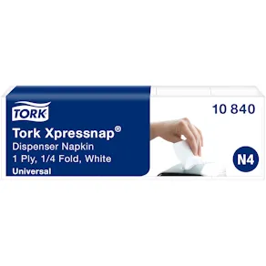 Servett för TORK Xpressnap Universal N4, vit, 1125/FP