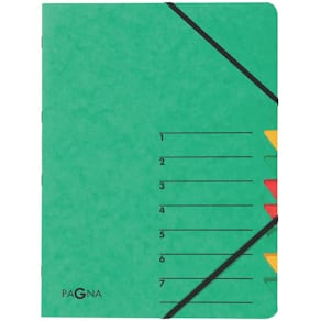Ordnungsmappe PAGNA EASY, grün, 7-teilig