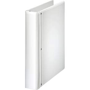 Gaffelpärm PP med ficka A4 60mm vit