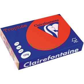 Gekleurd papier Clairefontaine Trophée Intens, A4, 120 g, 250 vel
