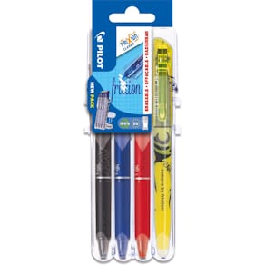 Gelroller Pilot FriXion Ball Clicker Set 2 Go, blister, 4 stuks