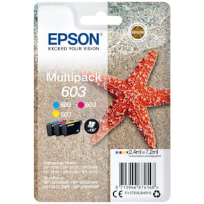 Bläckpatron EPSON T03U 603 3-färg 3/fp