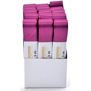 Taftband Goldina Basic, 15 mm x 3 m, beere