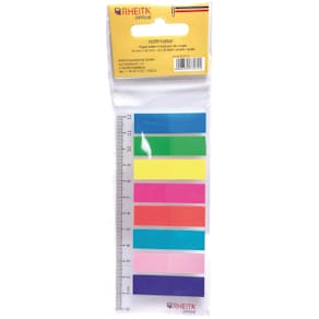 Index-Streifen RHEITA auf Lineal, 8 x 25 Blatt, sortiert