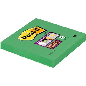Post-it® Supersticky Notisar Sparrisgrön, 76x76mm, 6/fp