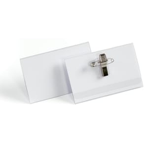 Navneskilt DURABLE 54x90 nål/klips(50)