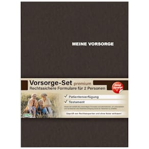 Vorsorgebox RNK, für 2 Personen, Premium-Set