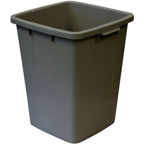 Plastkärl 90 liter, grå