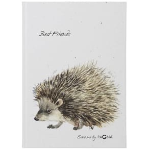 Freundebuch PAGNA Save me No. 2, Igel, weiß
