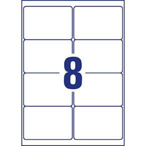 Folienetiketten Avery Zweckform, 99,1 x 67,7 mm, weiß