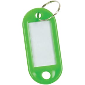 Schlüsselanhänger Q-Connect, 10 St., grün