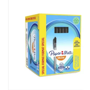 Bläckkulpenna PAPERMATE Inkjoy 100 RT M svart 80+20/FP