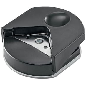Hjørneafrunder GBC til papir/laminat, 60x67 mm, sort