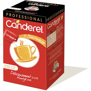 Suikertablets Canderel, 0,085 g, sucralose, doos van 250 stuks