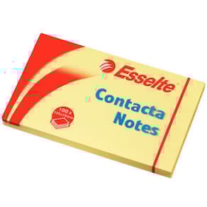 Contacta Notes 75x125 mm gul