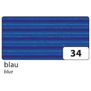 Wellpappe Folia, blau, 50 x 70 cm