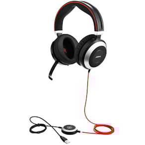 Headset Jabra Evolve 80 UC stereo 3.5mm/USB
