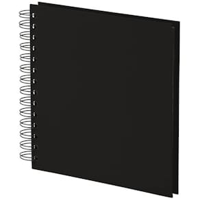 Fotospiralbuch Rössler SOHO, 18 x 18 cm, schwarz