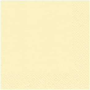 Serviette ATELIER Zelltuch, 33 x 33 cm, creme