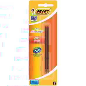 Kugelschreibermine BIC IS1197, 0,4 mm, schwarz, 2 Stück