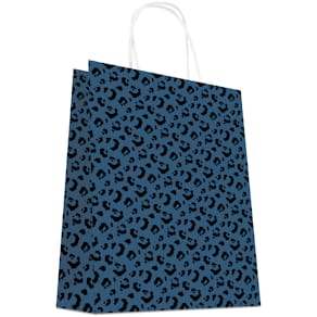 Geschenktragetasche BEAUMONT GROUP, Jeanspapier, schwarz/blau