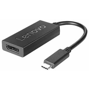 Adapter Lenovo USB-C zu DisplayPort, 20 cm, schwarz