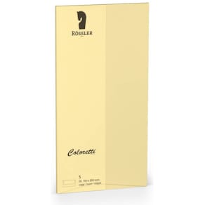 Briefumschläge Coloretti DL, 5 Stück, sandbraun