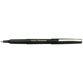 Fiberpenna PILOT Svart, 0,4mm, 12st