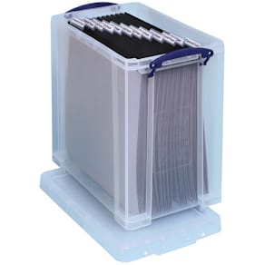 Opbergdoos Really Useful Box 25 liter, transparant