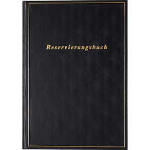 Reservierungsbuch RIDO Balacron, schwarz