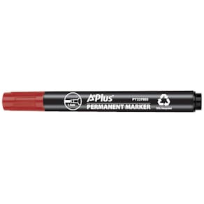 Märkpenna A PLUS eco sned 1-5mm röd